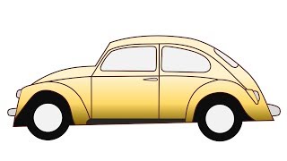 Cara Membuat Gambar Ilustrasi atau Gambar Vector Mobil Dengan Powerpoint screenshot 3
