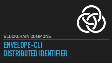 Gordian Envelope CLI - 4 - Distributed Identifier