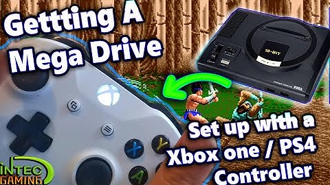 Get your SEGA Mega Drive / Genesis Set up with PS4 / Xbox one / Switch  Controller wireless