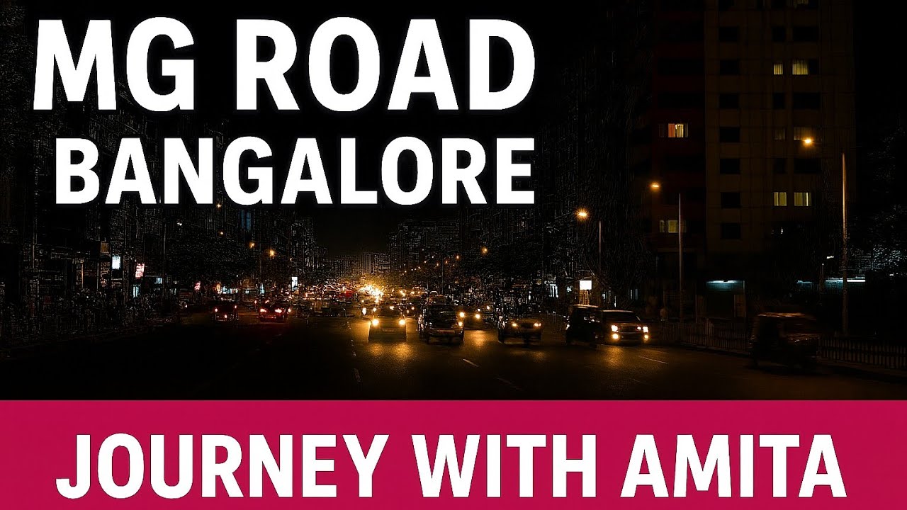 “MG Road Bangalore Vlog | Nightlife, Street Vibes & Metro View ✨”