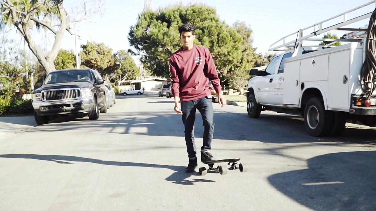 How to ride the Sapphire 01 WeightSensing Electric Skateboard YouTube