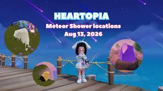 Meteor Shower locations in Heartopia ๐คฉAug 13, 2026