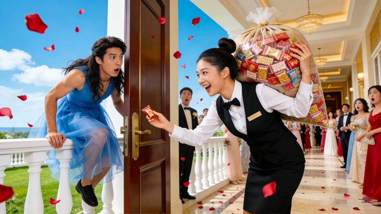 💥被逼聯婚當場逃婚，男閨蜜直接替她出嫁！誰料半路撿個落難「伴娘」一起跑路，同居後才傻眼：我救的哪裡是伴娘，分明是我的閃婚總裁老公！💖