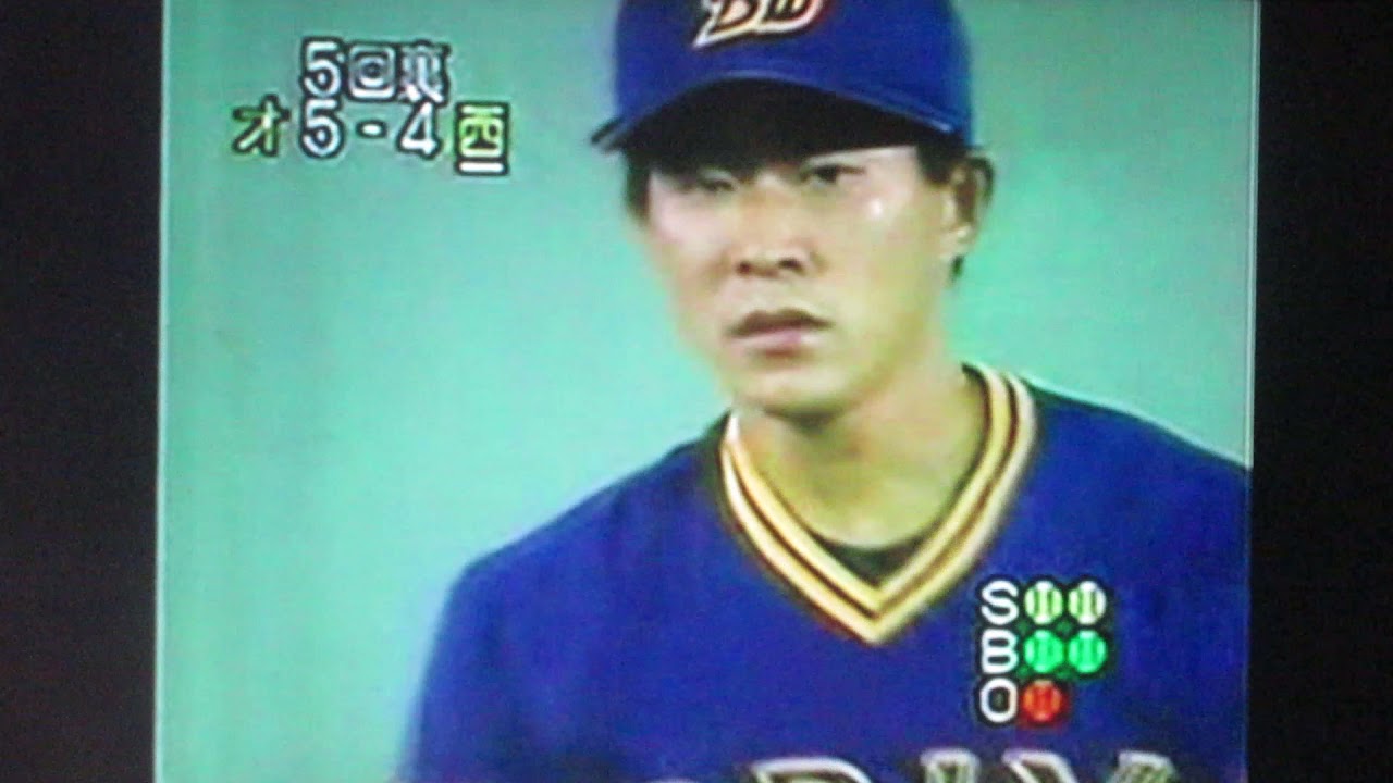1992西武ライオンズ原口哲也VSオリックスブルーウェーブ伊藤敦規　西武球場　田辺徳雄　辻発彦　小川博文