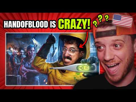 HandOfBlood Makes a Zombie Testing Facility (American Reacts)