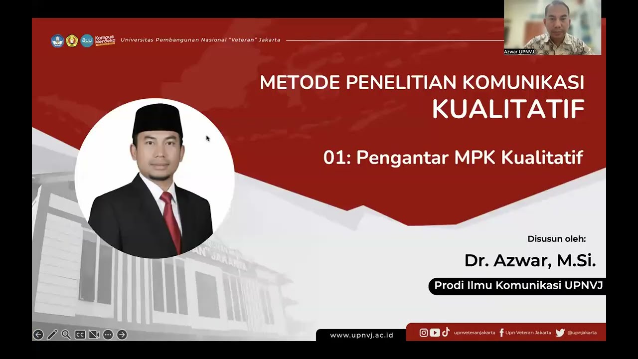 Metode Penelitian Kualitatif Pertemuan 1