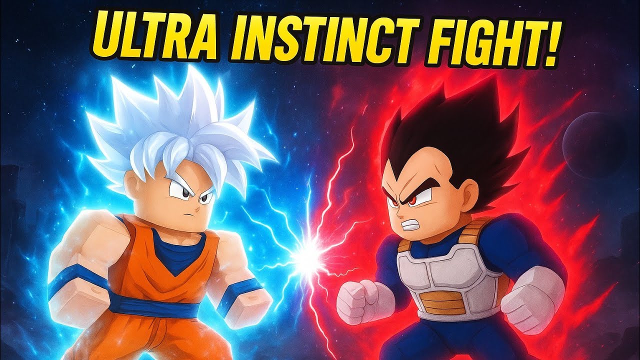 🔥 Roblox Goku Fight – Ultra Instinct vs Super Saiyan Battle! ⚡