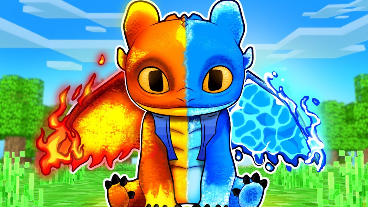 O FÚRIA da NOITE ELEMENTAL no COMO TREINAR SEU DRAGÃO Minecraft