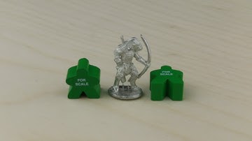 Goatman with Bow - Board Game Pieces from The Game Crafter