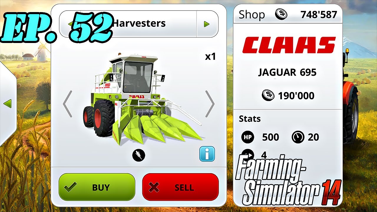 FS 14. Timelapse # 52. I bought a forage harvester.