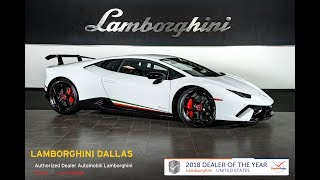 2018 Lamborghini Huracan Performante Bianco Icarus L1127