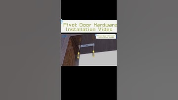 Pivot door installation video