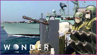 THE MARINE WARSHIPS FIGHTING AGAINST TERRORIST THREATS
