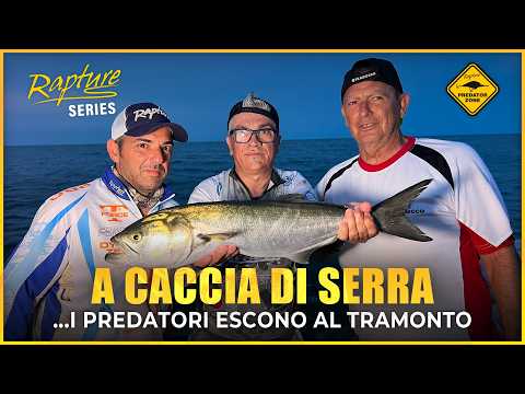 Serra a Spinning dalla Barca: Combattimenti al Tramonto | PREDATOR ZONE 2026