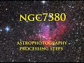 ngc7380 astrophotography processing steps