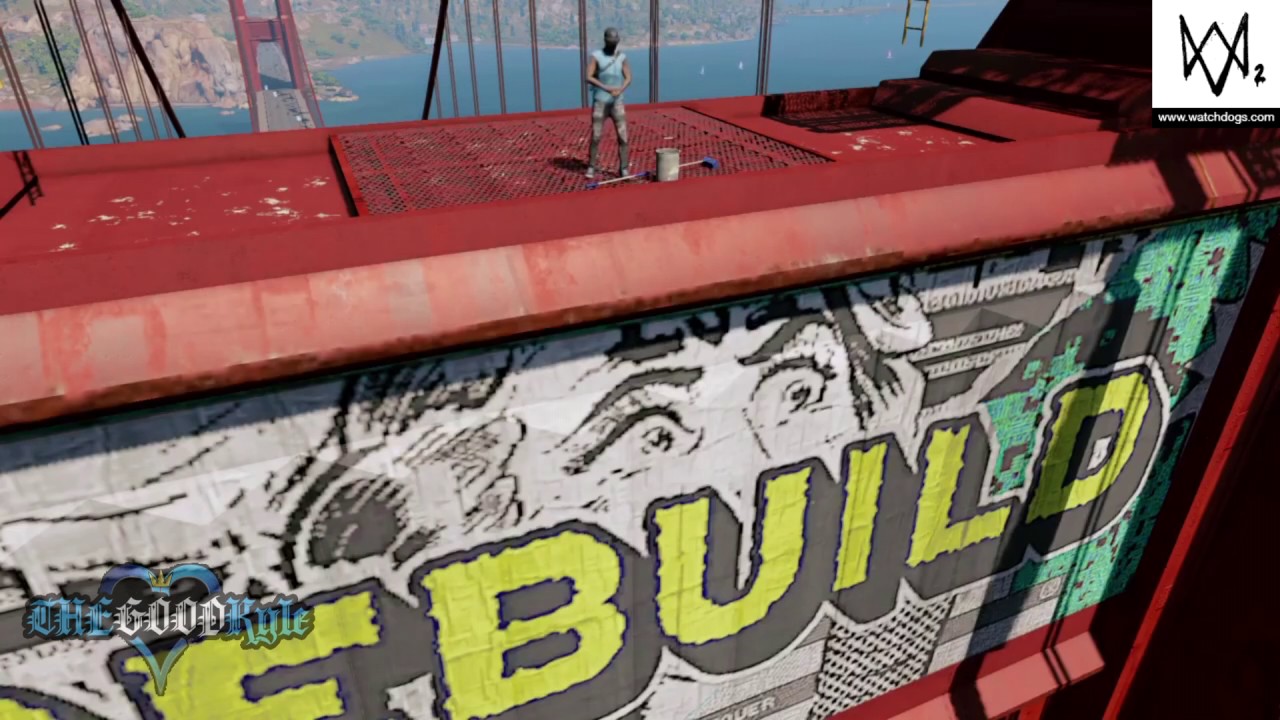 Watch Dogs 2 Climbing & Tagging The Golden Gate Bridge YouTube