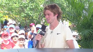 Andrey Rublev: 2021 Cincinnati Semifinal Win Interview