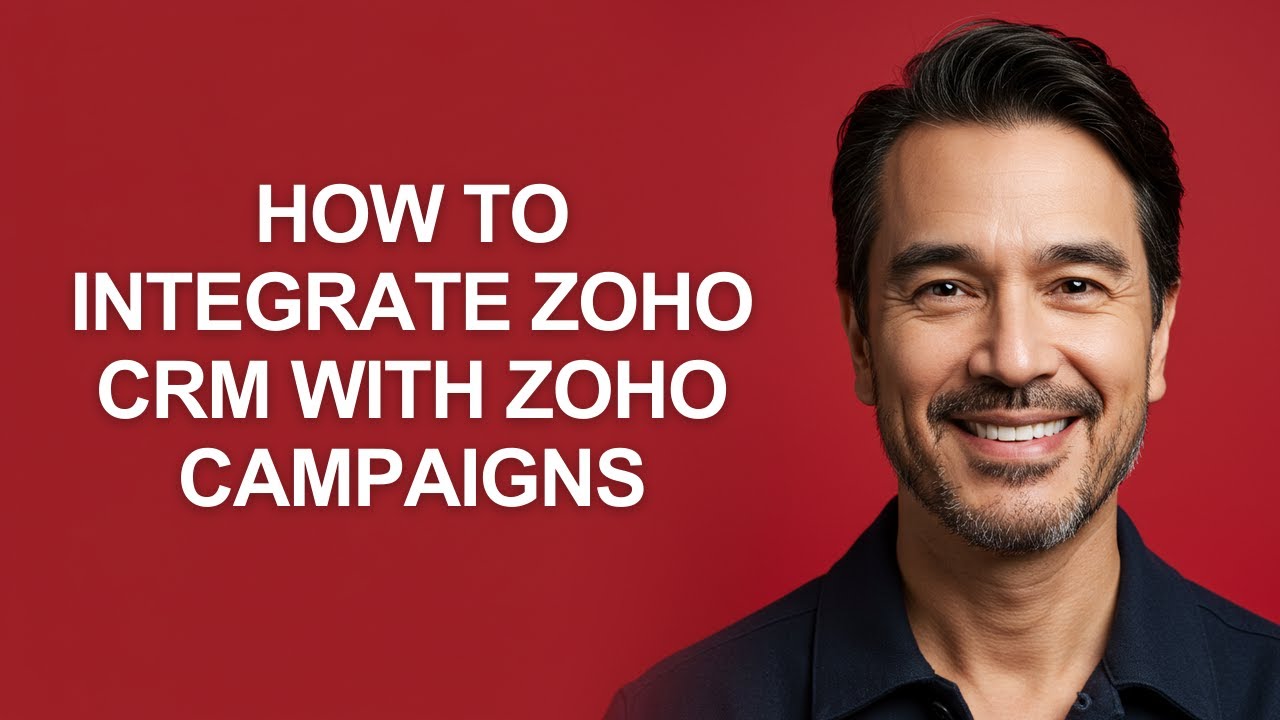 How to Integrate Zoho CRM with Zoho Campaigns - KevinHowTo - YouTube