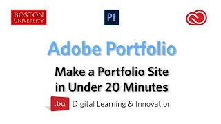 How to Make a Portfolio in Under 20 Minutes in Adobe Portfolio