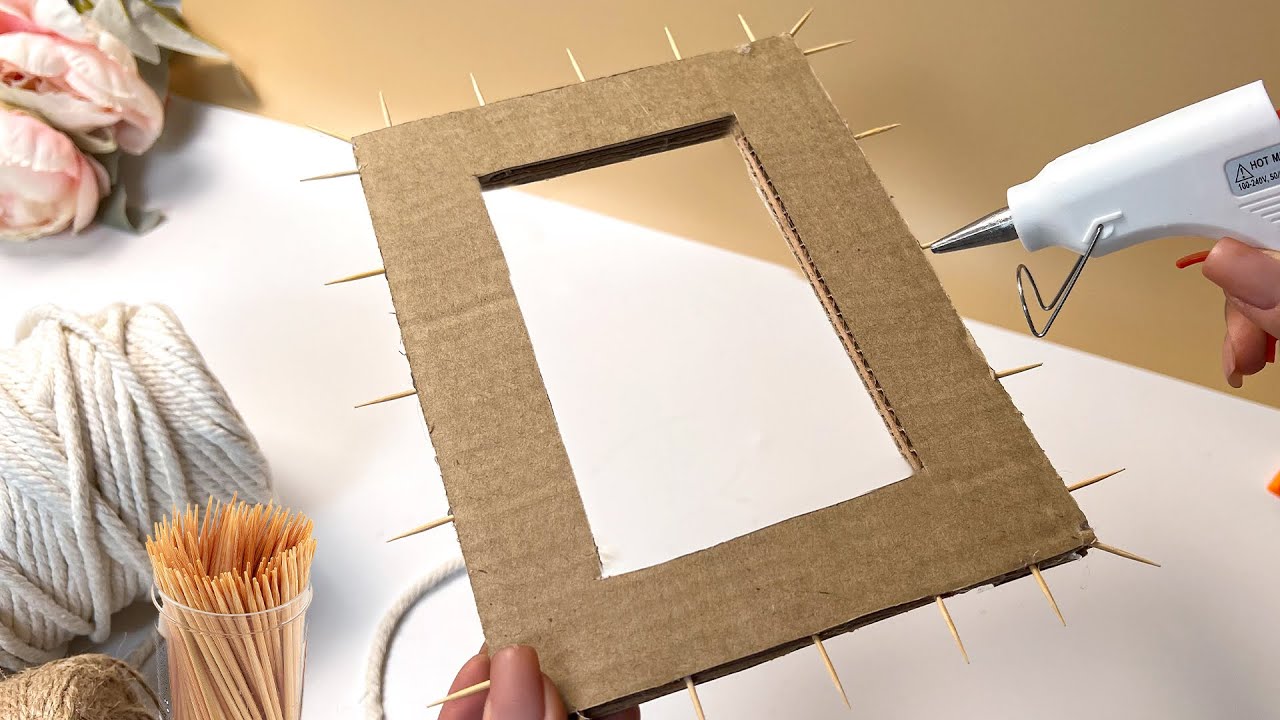 Very Beautiful 😍 Incredible Gift IDEA made from Cardboard and Jute. The best of waste