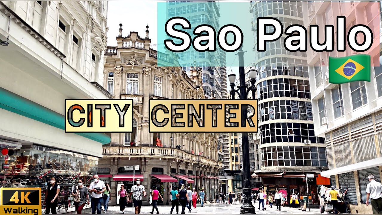 Sao Paulo city, Sao Paulo state, Brazil. Sao Paulo city center