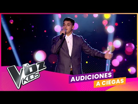 Maximiliano de Brun canta Latidos | Audiciones a ciegas | La Voz Kids Uruguay 2023