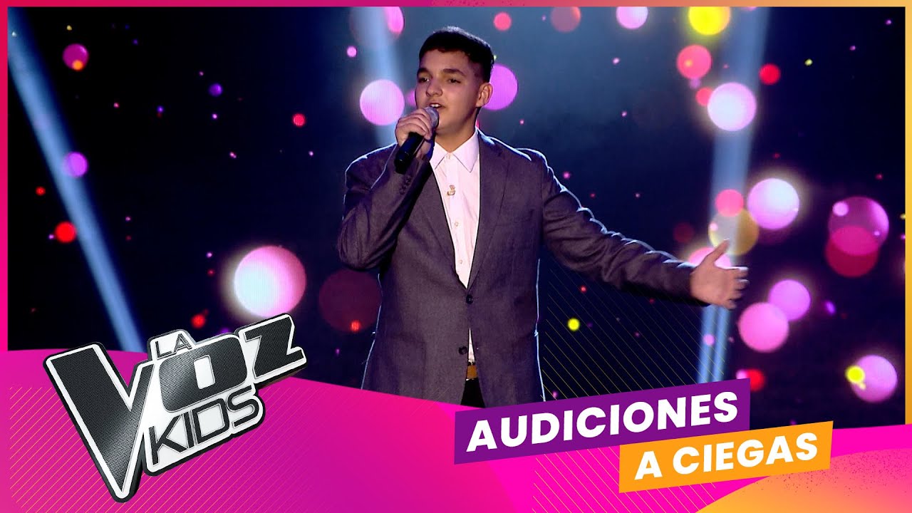 Maximiliano de Brun canta Latidos | Audiciones a ciegas | La Voz Kids Uruguay 2023
