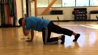 Oblique Crunch - 2 Point Supported
