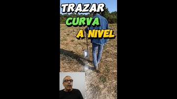 Trazar ♒Curvas de nivel con palos y mangueras para Manejo Inteligente de Lluvia💧con diseño Keyline
