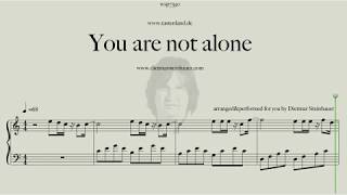 You are not alone chords