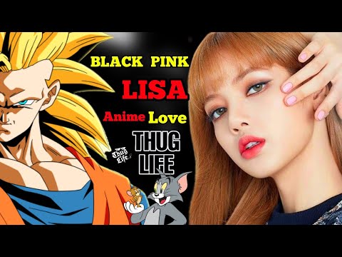 Black Pink Lisa Anime Love Thuglife 