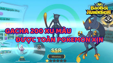 Xả Gacha 200 xu màu baner Mewtwo, triệu hồi free Kem flash trên Bảo Bối Huyền Thoại x7game