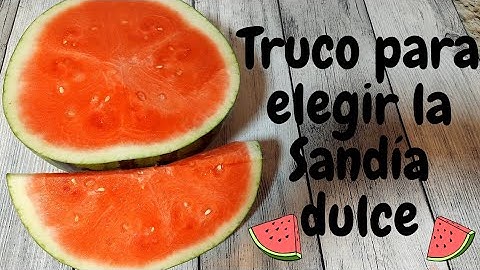 Truco para elegir la Sandía MÁS DULCE,CRUJIENTE Y JUGOSA 100% Comprobado 🍉 #sandía #fruta #trucos