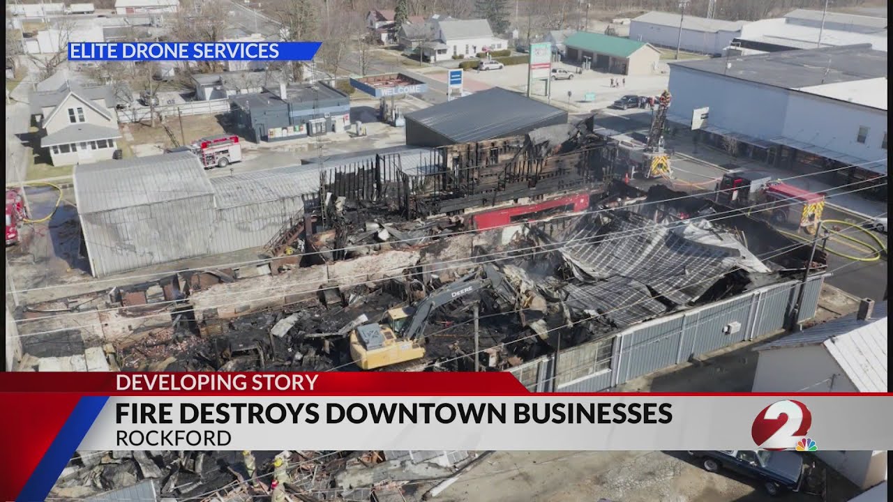 Fire destroys downtown businesses in Mercer County YouTube