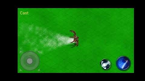 2D isometric spider animations test on mobile