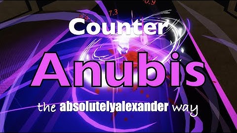[YBA] How to COUNTER ANUBIS · Roblox Tutorial