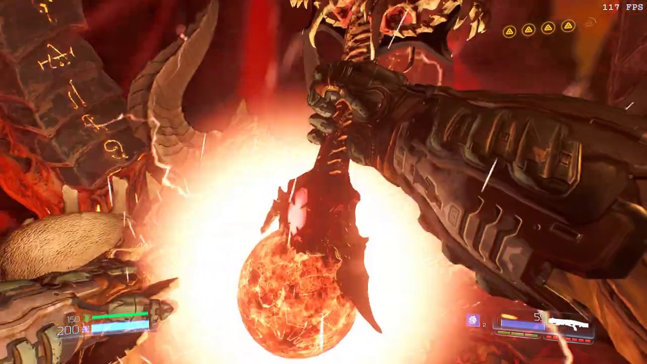 doom 2016 playthrough, ultra nightmare, run 3 level 13 argent d'nur