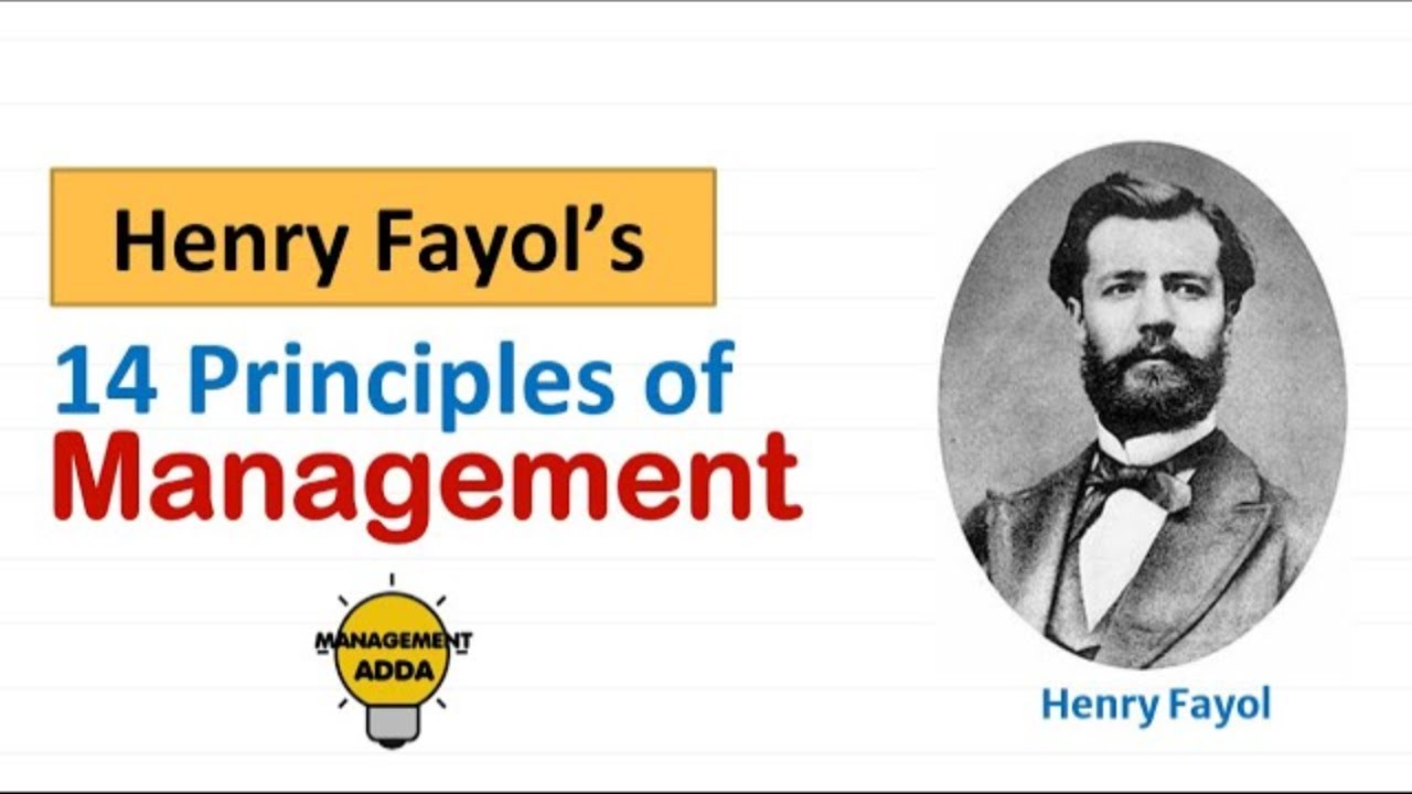 Henry Fayol 14 Principles of Management - YouTube