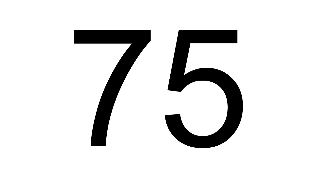 Countdown Number [WHITE] [HUGE] [075].mp4 - YouTube