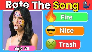RATE THE SONG 🎵 | 2024 Top Songs Tier List | Music Quiz #2
