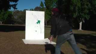 Art Lesson: How To Paint Bomb a Canvas