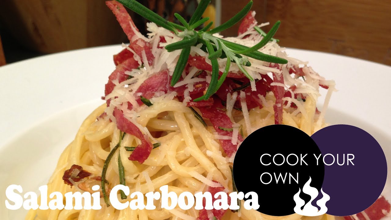 CYOfix Salami Carbonara YouTube