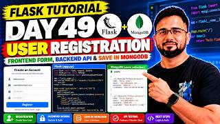 Flask Tutorial #49 - User Registration with Flask & MongoDB