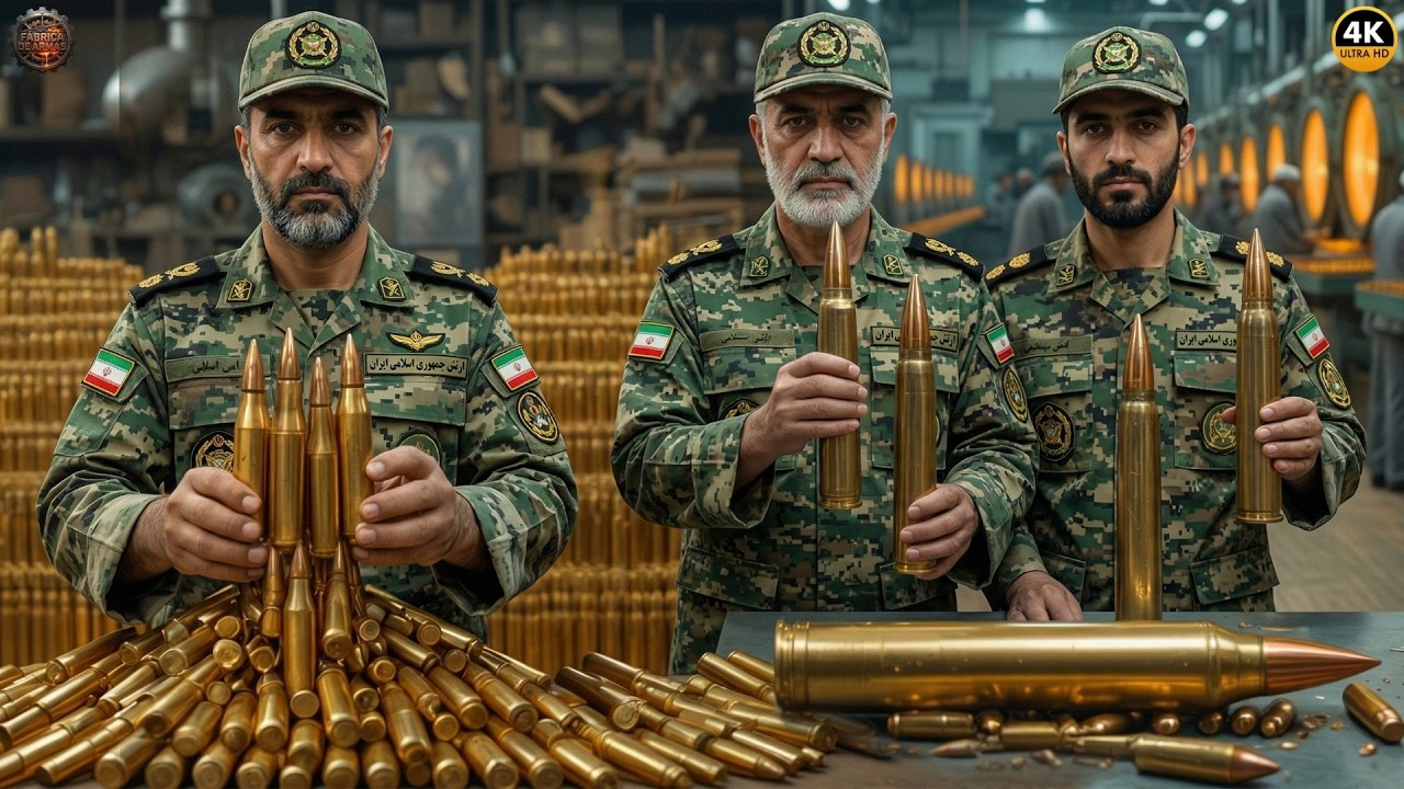 Ejército de Irán | Dentro de la fábrica subterránea que produce 100 millones de balas gigantes