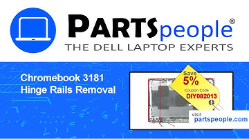 Dell Chromebook 3181 (P26T002) Hinge Rails How-To Video Tutorial