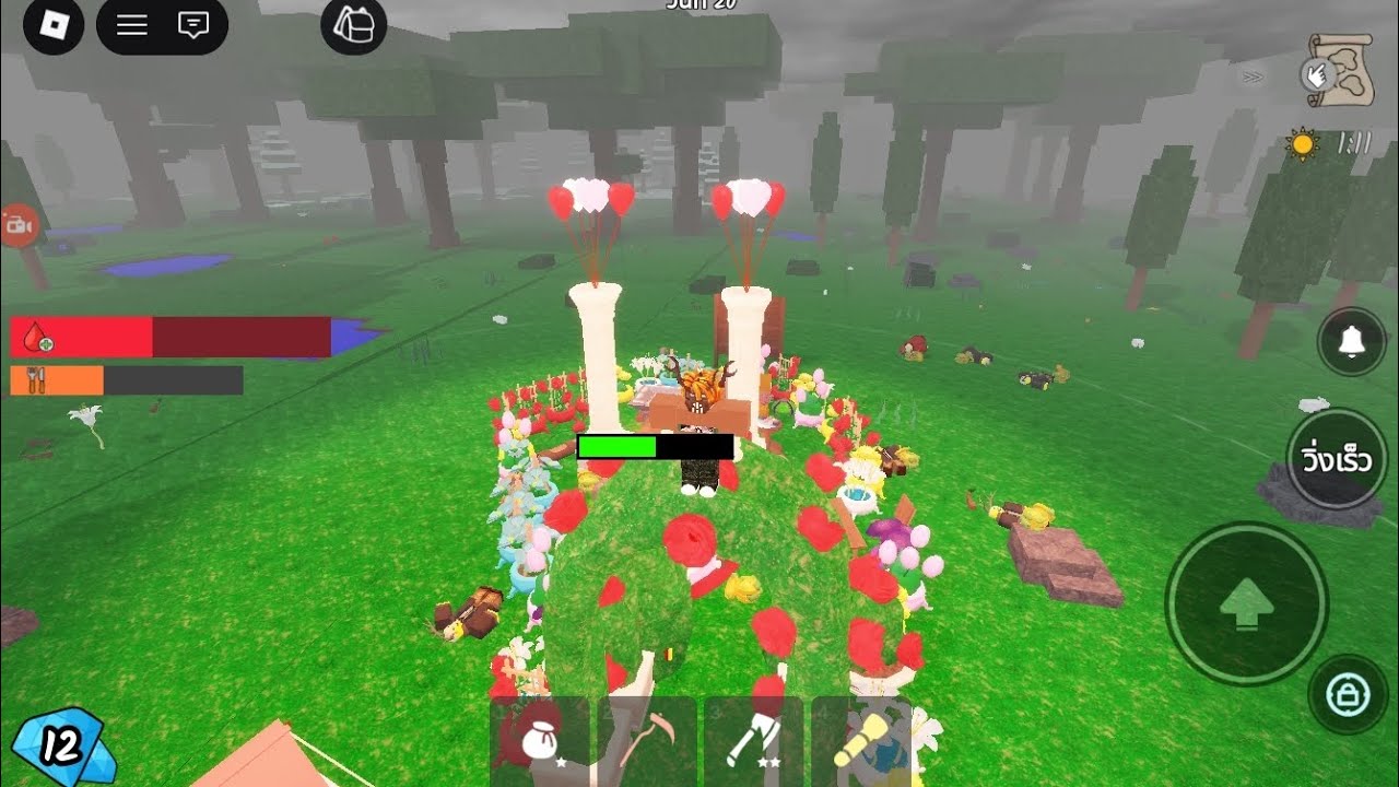 สร้างบ้านวาเลนไทน์  99คืนในป่าเอาตัวรอด