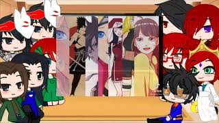 •|Clan Uchiha y Uzumaki reaccionan a Sasunaru|•[gacha club]{original}