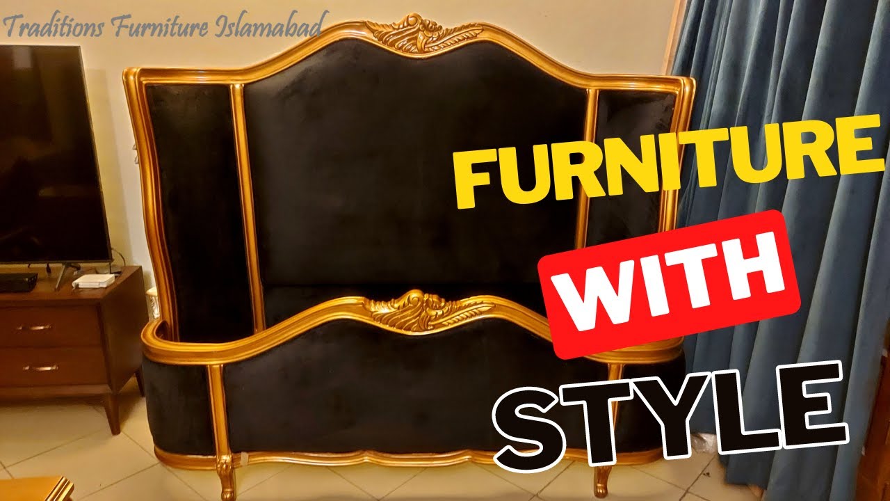 Fully Cushioned Solid Sheesham Wood Bed Set for BedRoom. Custom Designed. Bedroom Furniture Deco