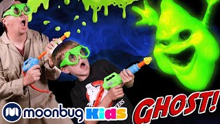 Ghost Chaser Hunts Ghost | T-Rex Ranch Adventures | Kids Songs | Moonbug Kids