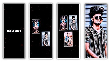 Bad Boy 😈 Alight Motion Video Editing || Shake Effect status editing || New Effect Video Editing